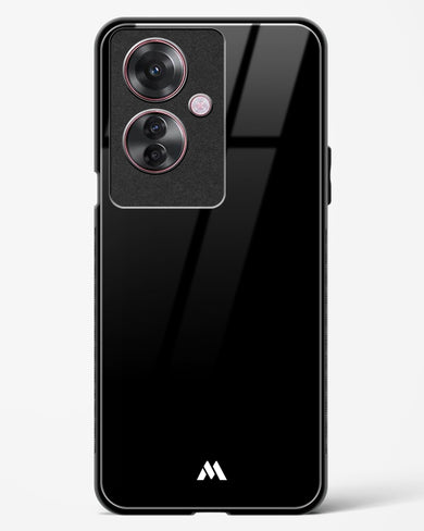 The All Black Glass Case Phone Cover (Oppo)