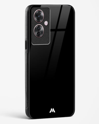 The All Black Glass Case Phone Cover (Oppo)