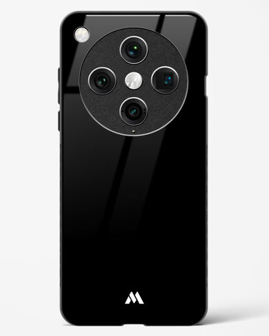 The All Black Glass Case Phone Cover (Oppo)