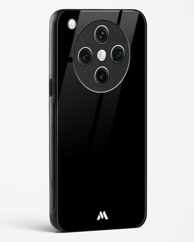 The All Black Glass Case Phone Cover (Oppo)