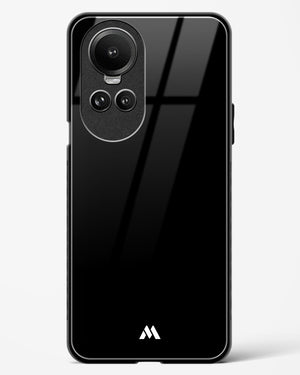 The All Black Glass Case Phone Cover (Oppo)