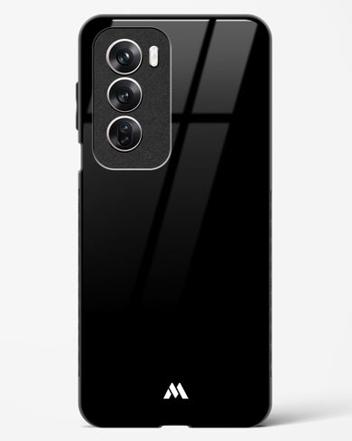 The All Black Glass Case Phone Cover (Oppo)