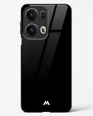 The All Black Glass Case Phone Cover (Oppo)