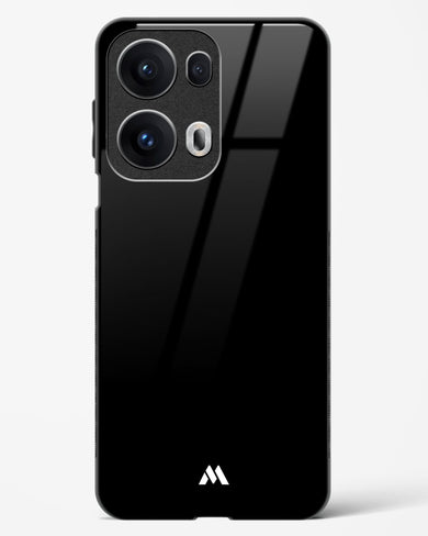 The All Black Glass Case Phone Cover (Oppo)