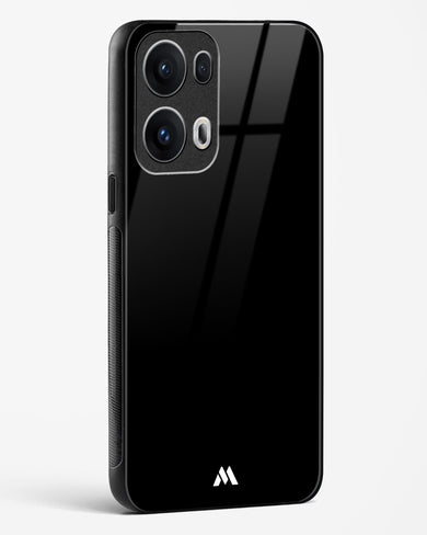 The All Black Glass Case Phone Cover (Oppo)