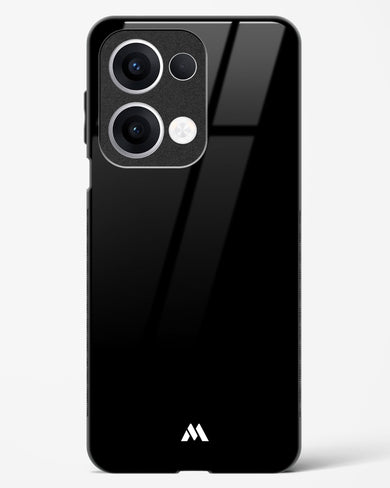 The All Black Glass Case Phone Cover (Oppo)