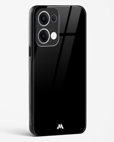 The All Black Glass Case Phone Cover (Oppo)