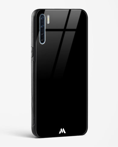 The All Black Glass Case Phone Cover (Oppo)