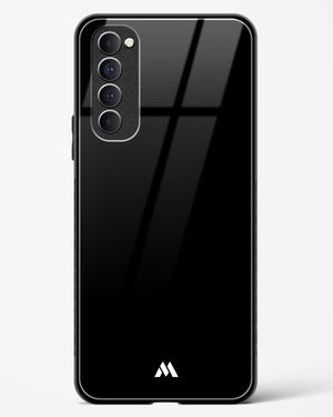 The All Black Glass Case Phone Cover (Oppo)