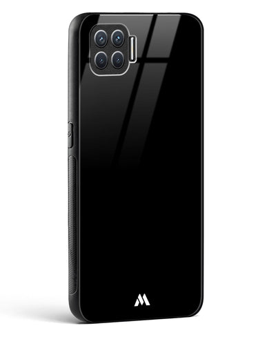 The All Black Glass Case Phone Cover (Oppo)