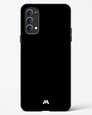 The All Black Glass Case Phone Cover (Oppo)