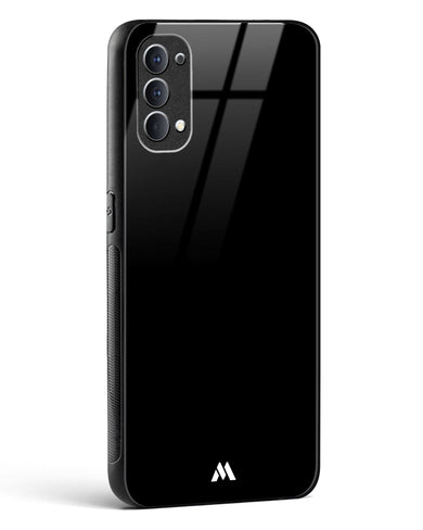 The All Black Glass Case Phone Cover (Oppo)