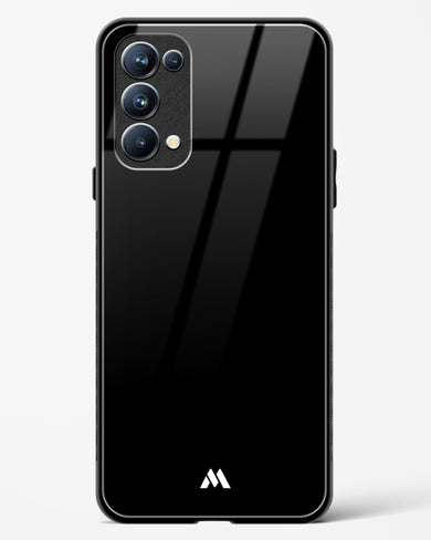 The All Black Glass Case Phone Cover (Oppo)