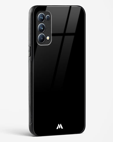 The All Black Glass Case Phone Cover (Oppo)