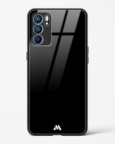 The All Black Glass Case Phone Cover (Oppo)