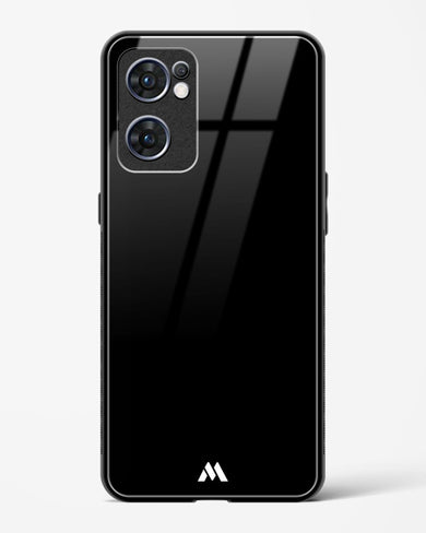 The All Black Glass Case Phone Cover (Oppo)