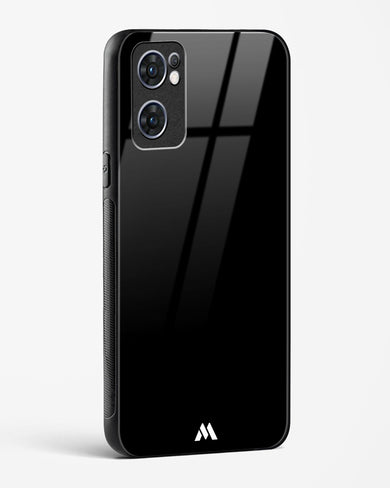 The All Black Glass Case Phone Cover (Oppo)