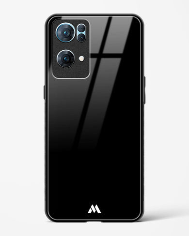 The All Black Glass Case Phone Cover (Oppo)