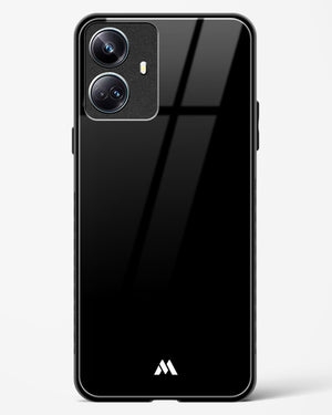 The All Black Glass Case Phone Cover (Realme)