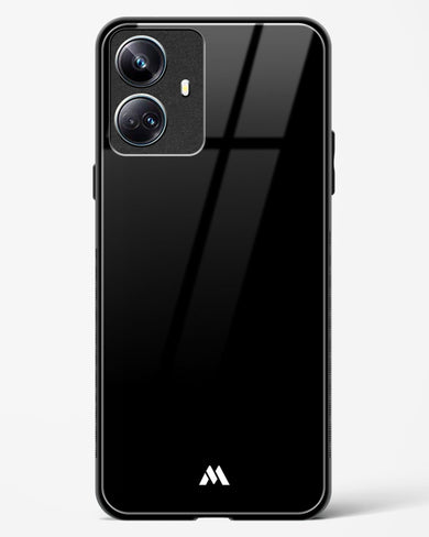The All Black Glass Case Phone Cover (Realme)