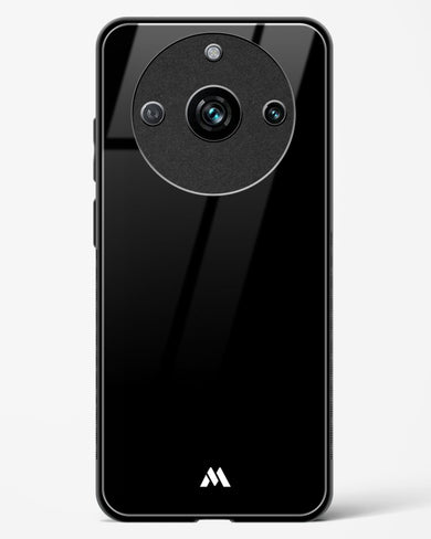 The All Black Glass Case Phone Cover-(Realme)
