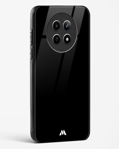 The All Black Glass Case Phone Cover (Realme)