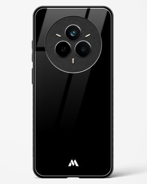 The All Black Glass Case Phone Cover (Realme)