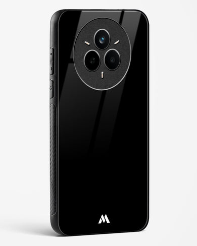 The All Black Glass Case Phone Cover (Realme)