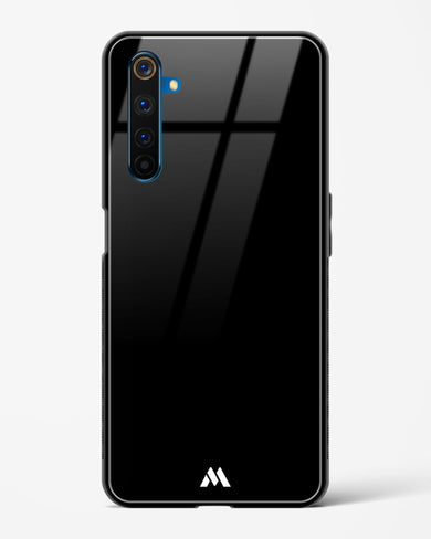The All Black Glass Case Phone Cover (Realme)