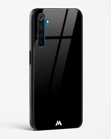 The All Black Glass Case Phone Cover (Realme)