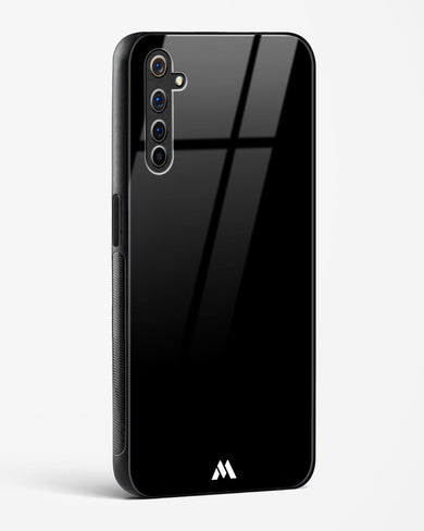 The All Black Glass Case Phone Cover (Realme)