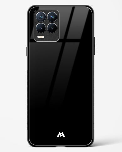 The All Black Glass Case Phone Cover (Realme)