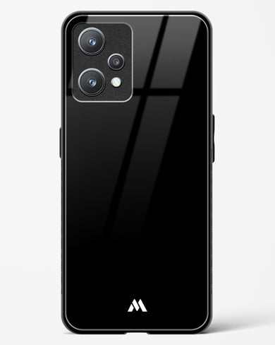 The All Black Glass Case Phone Cover (Realme)