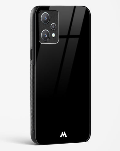 The All Black Glass Case Phone Cover (Realme)