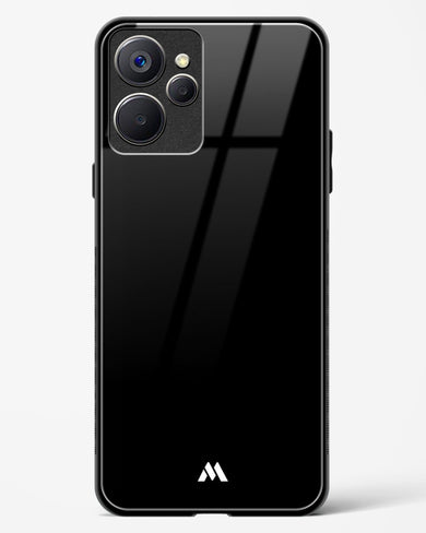 The All Black Glass Case Phone Cover (Realme)