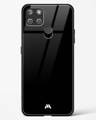 The All Black Glass Case Phone Cover (Realme)