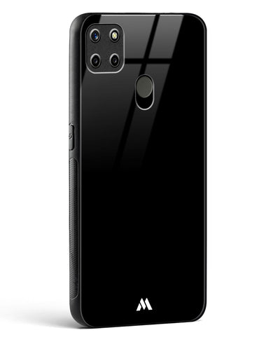 The All Black Glass Case Phone Cover (Realme)