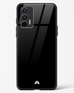The All Black Glass Case Phone Cover (Realme)