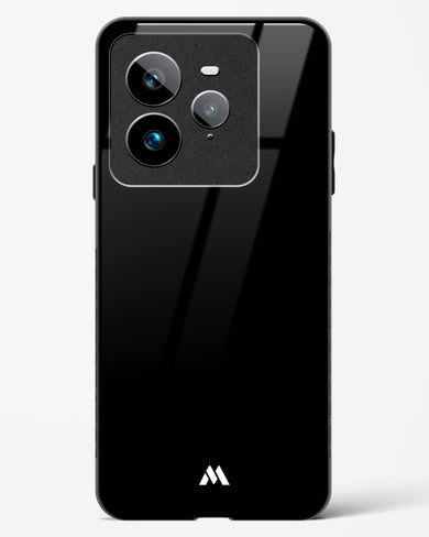 The All Black Glass Case Phone Cover (Realme)