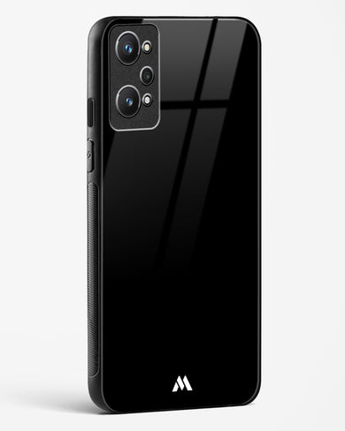 The All Black Glass Case Phone Cover (Realme)