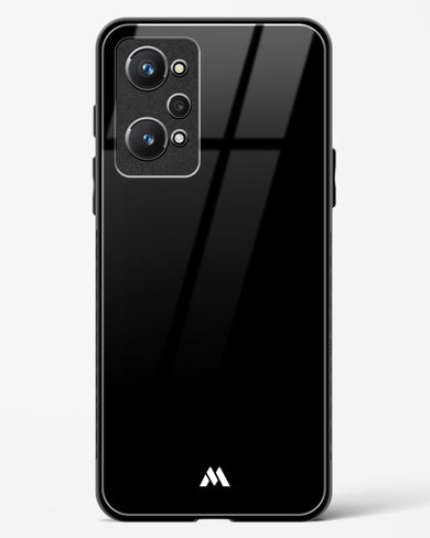 The All Black Glass Case Phone Cover-(Realme)