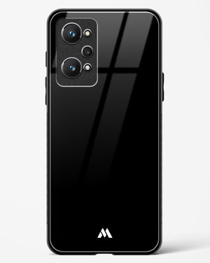 The All Black Glass Case Phone Cover (Realme)