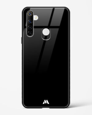The All Black Glass Case Phone Cover (Realme)