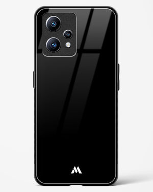 The All Black Glass Case Phone Cover (Realme)