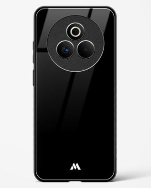 The All Black Glass Case Phone Cover (Realme)