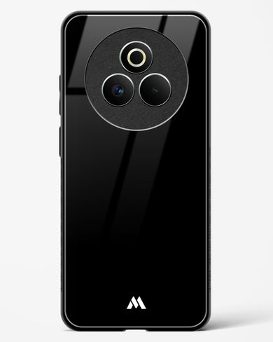 The All Black Glass Case Phone Cover (Realme)