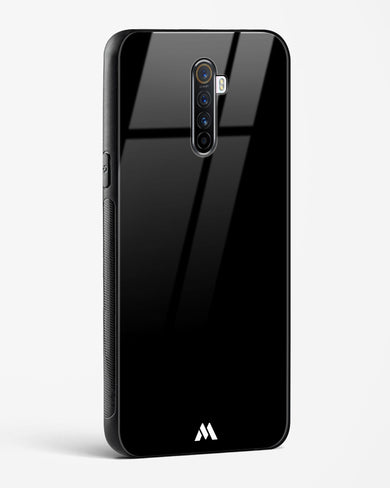 The All Black Glass Case Phone Cover (Realme)