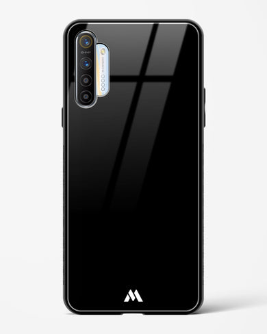 The All Black Glass Case Phone Cover-(Realme)