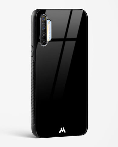 The All Black Glass Case Phone Cover-(Realme)