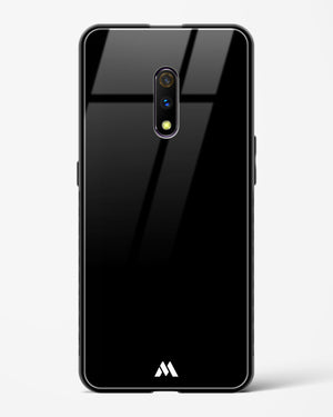 The All Black Glass Case Phone Cover (Realme)